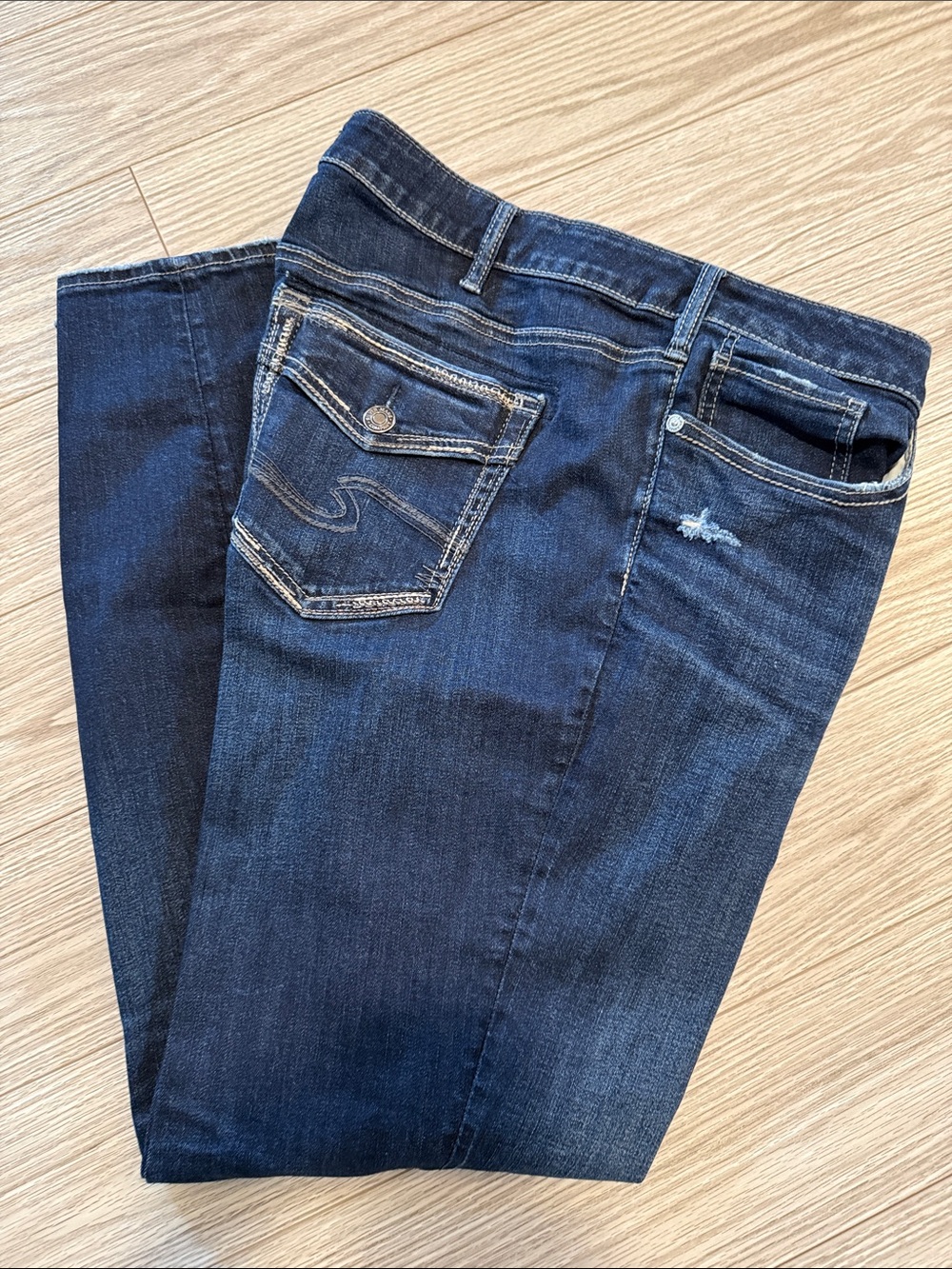 Silver Elyse  Jeans Dark Blue